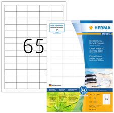 HERMA Étiquette universelle recyclée, 31,8 x 21,2 mm