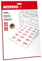 Kores Etiquette de dos de classeurs, 192 x 38 mm, blanc
