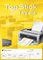 TOP STICK Etiquette universelle, 105 x 35 mm,  blanc