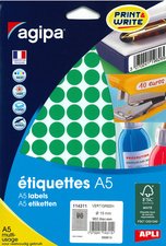 agipa Pastille de couleur, diamètre: 15 mm, rond, bleu