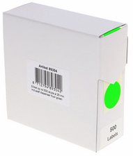 rillprint Pastille de couleur, diamètre: 25 mm, vert fluo