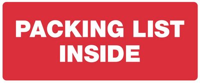 rillprint Étiquette "PACKING LIST INSIDE"