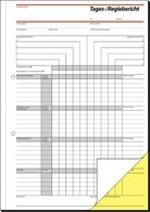 sigel Formularbuch "Tages-/Regiebericht", A4, 2 x 40 Blatt