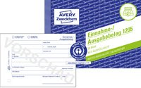AVERY Zweckform Formularbuch "Ausgabebeleg", A6 quer, gelb