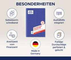 AVERY Zweckform Formularbuch "Kassenbuch", SD, A4