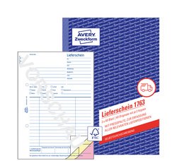 AVERY Zweckform Formularbuch "Lieferschein mit Preisspalte"