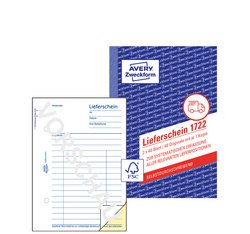 AVERY Zweckform Formularbuch "Lieferschein", SD, 4+1 GRATIS