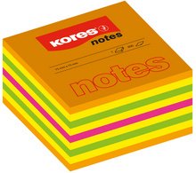 Kores Bloc-note cube "Spring", 75 x 75 mm, 4 couleurs
