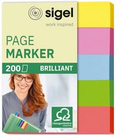 sigel Marque-page repositionnable Multicolor, 50 x 15 mm