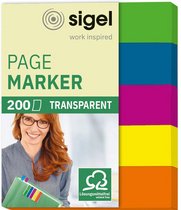 sigel Marque-page repositionnable mini, 50 x 12 mm