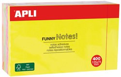 APLI Cube de notes adhésives "FUNNY Notes!", 75 x 75 mm