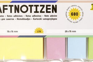 folia Notes repositionnables dans un distributeur, garni