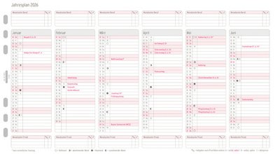 CHRONOPLAN Jahresplan 2027, DIN A5