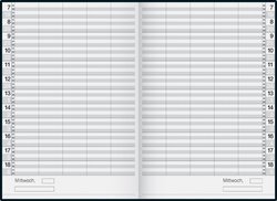 rido idé Buchkalender "Ultraplan", immerwährend, schwarz