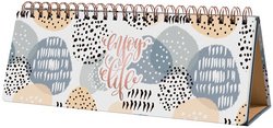 sigel Calendrier de table Jolie "Glittery Joy", perpétuel