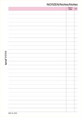 bind Fiche de rechange pour notes Manager, A6, ligné