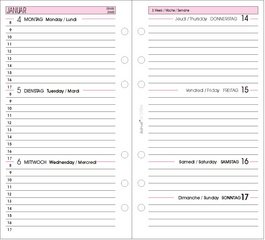 bind Recharge 2027 pour agenda bind A6, modèle 10603