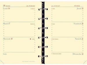 QUO VADIS Recharge "Timer 14 Horizontal", 2026/2027, 16 mois
