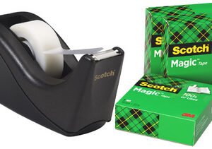 3M Scotch Dévidoir de table C60, garni, promotion, noir