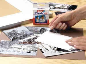 tesa Photo Pastilles adhésives pour photos, blanc, fixation