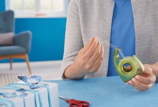 tesa ecoLogo Easy Cut Dévidoir à main, non équipé, vert