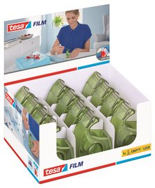 tesa ecoLogo Easy Cut Dévidoir à main, présentoir, vert