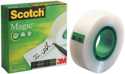 3M Scotch Ruban adhésif Magic 810, 25 mm x 66 m, invisible