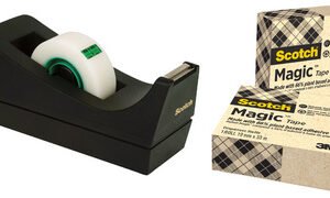 Scotch Dévidoir de ruban adhésif C38, 14 rouleaux incl.,noir