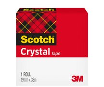 Scotch Ruban adhésif Crystal Clear 600, 19 mm x 33 m, 7+1