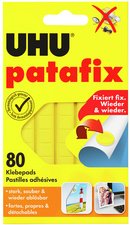 UHU Pâtes adhésives patafix, repositionnable, jaune