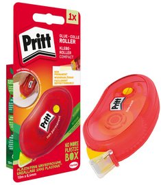 Pritt Roller de colle Compact, permanente, 8,4 mm x 10 m