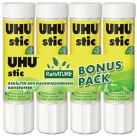 UHU Bâton de colle stic ReNature, sans solvants, 8,2 g