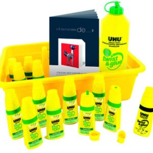 UHU Pack scolaire flacon de colle twist & glue