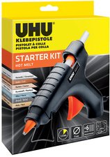 UHU Pistolet à colle HOT MELT STARTER KIT, noir/orange