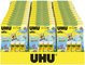 UHU Bâton de colle stic Bob l'éponge, 3 x 8,2 g, présentoir