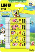 UHU Bâton de colle stic Bob l'éponge, 3 x 8,2 g, blister