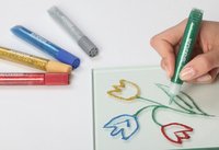Kores Colle liquide "Glitter Glue", couleurs assorties