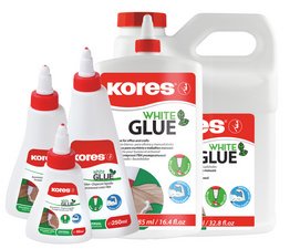 Kores Colle de bricolage "KORFIX", sans solvant, 125g, blanc