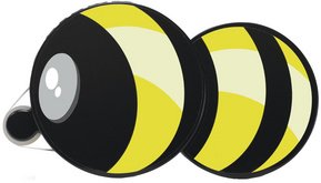 HERMA roller de colle "Klebebiene", look abeille, ruban 15 m