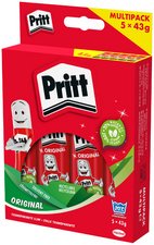 Pritt Bâton de colle 6 x 22 g, en multipack, sans solvant