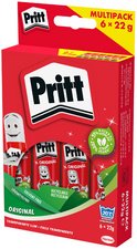 Pritt Bâton de colle 5 x 43 g, en multipack, sans solvant