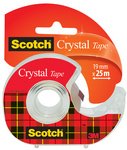 Scotch Ruban adhésif Crystal Clear 600, avec dévidoir