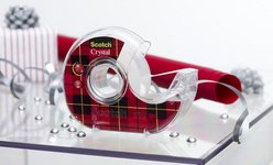 Scotch Ruban adhésif Crystal Clear 600, avec dévidoir