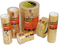 Scotch Ruban adhésif 508, 19 mm x 33 m, transparent