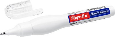 Tipp-Ex Correcteur Shake'n Squeeze, 8 ml, blanc