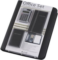 Alassio Serviette classeur "Office Set", noir