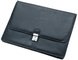 Alassio Porte-documents "TISSANO", cuir nappa, noir