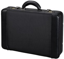Alassio Attaché-case "MODICA", similicuir / nylon, noir
