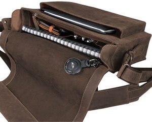 PRIDE&SOUL Sac à bandoulière "CANDY", cuir, marron