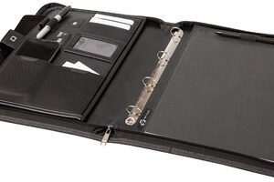 STOP Porte-documents rPET GUAM, A4, PET recyclé, anthracite